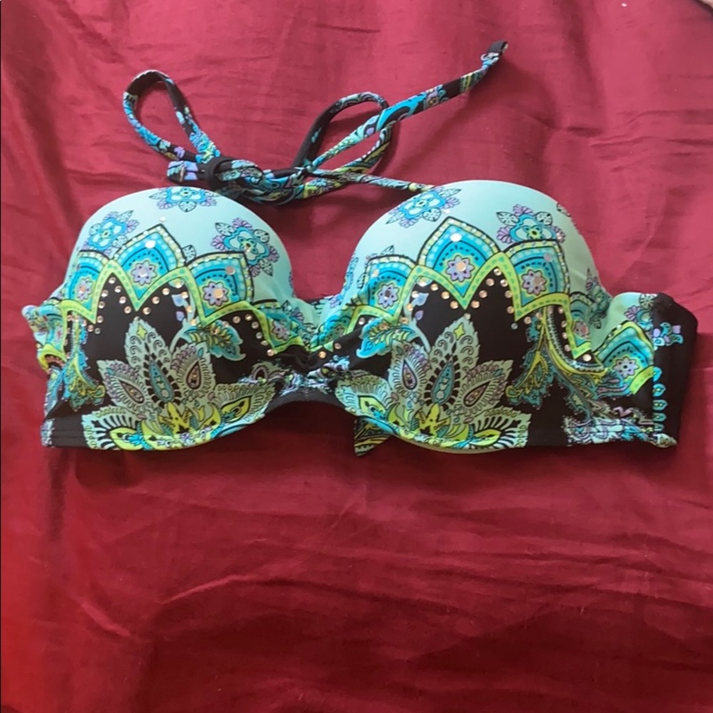 Swarovski Crystal bathing suit top